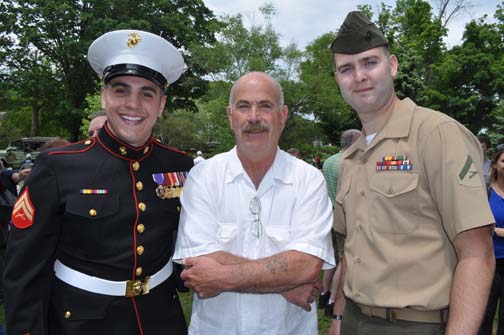Memorial Day 2014: Robert Flynn, USMC Corporal (Ret.), Steve Bickerton and Michael Ball, Lance Corporal USMC (Ret.)